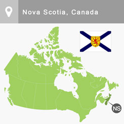 Nova Scotia map